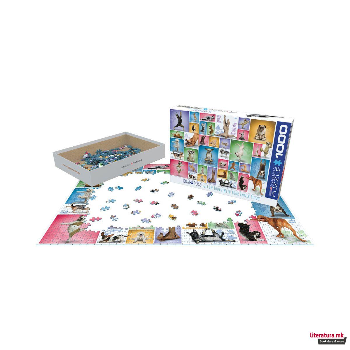 Сложувалка, Yoga Dogs, 1000 парчиња 