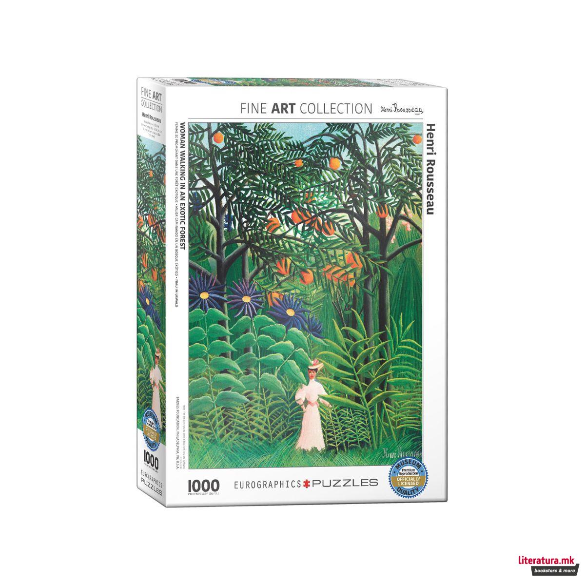 Сложувалка, Henri Rousseau - Woman in an Exotic Forest, 1000 парчиња 