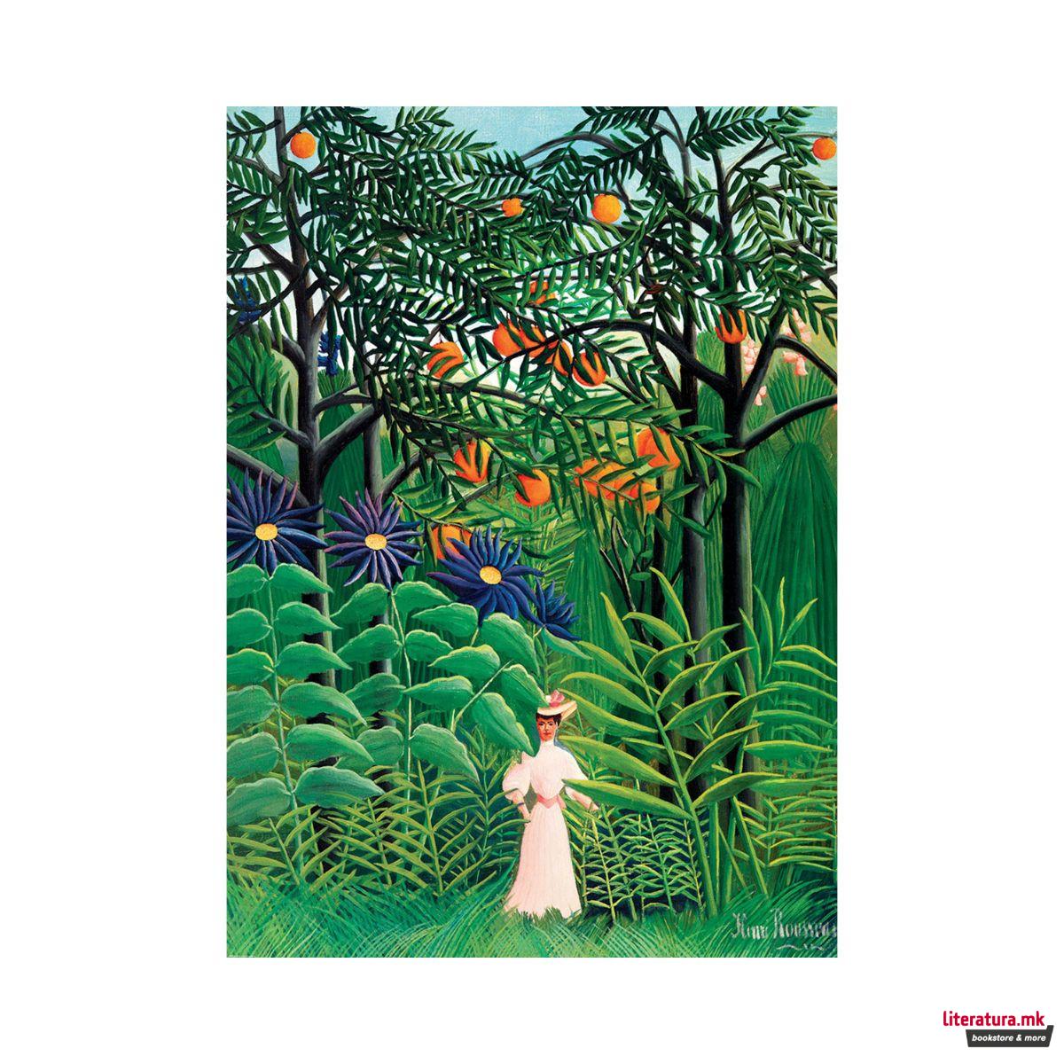 Сложувалка, Henri Rousseau - Woman in an Exotic Forest, 1000 парчиња 