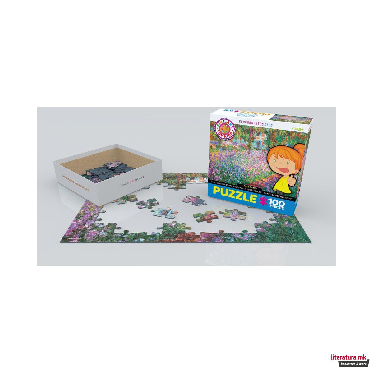 Детска сложувалка, Claude Monet - Monet's Garden, 100 парчиња 