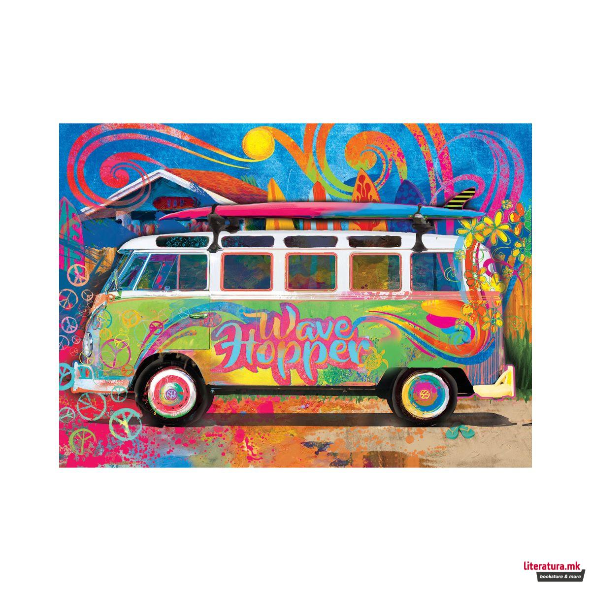 Сложувалка во декоративна кутија, VW - Wave Hopper, 550 парчиња