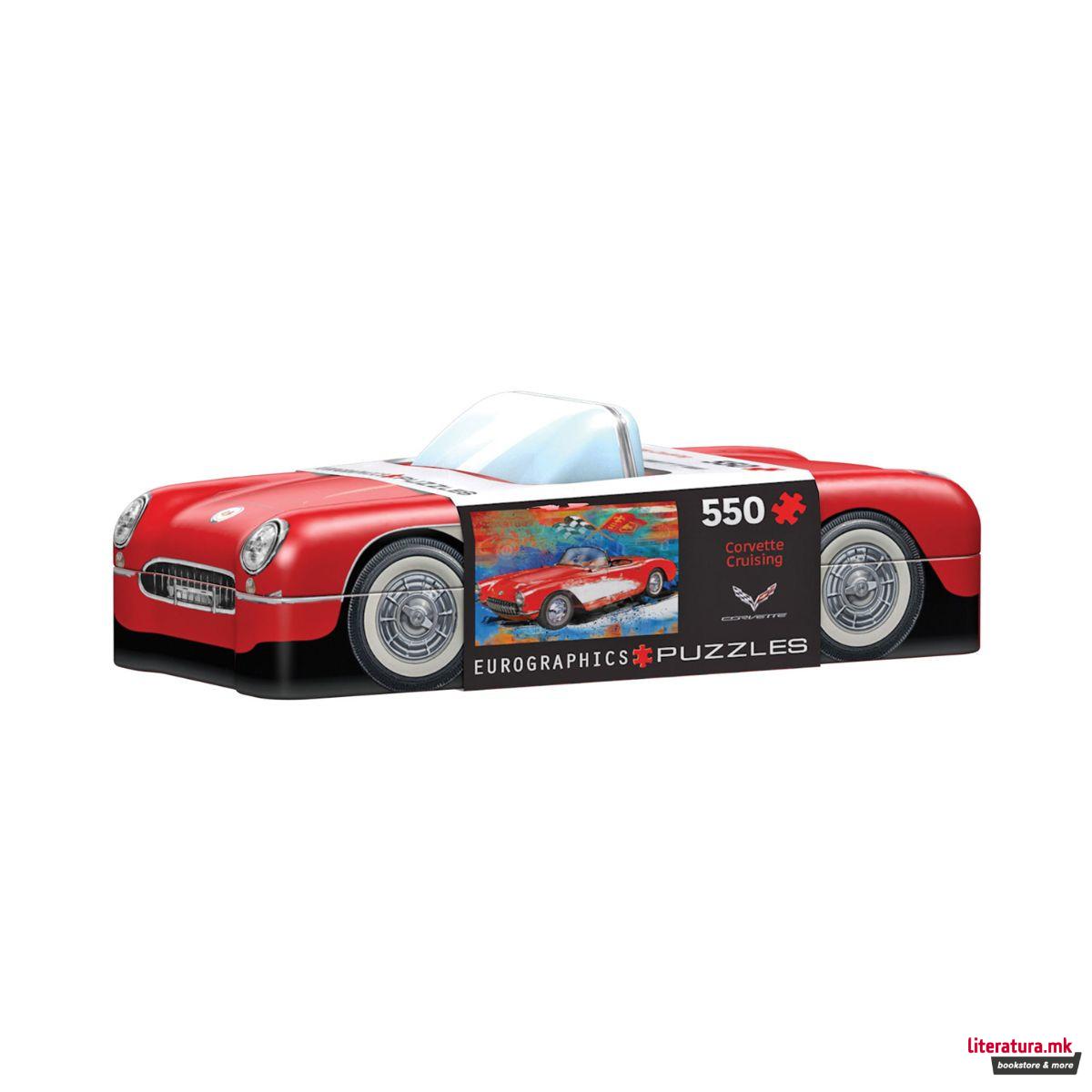 Сложувалка во декоративна кутија, Corvette Cruising, 550 парчиња 