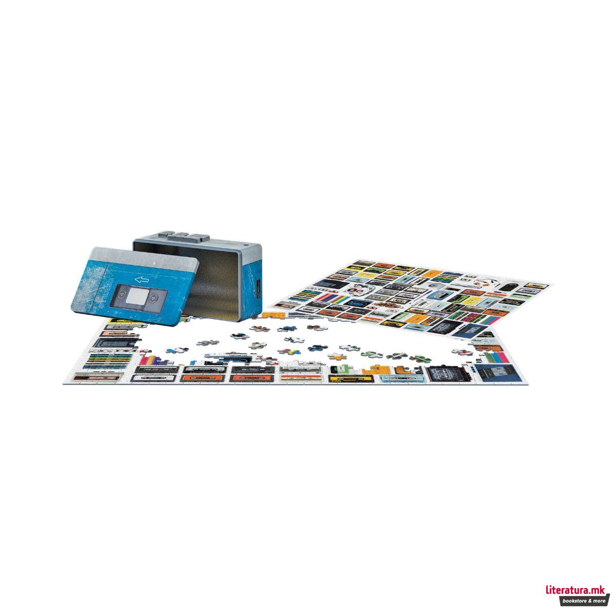 Сложувалка во декоративна кутија, Cassette Player, 550 парчиња