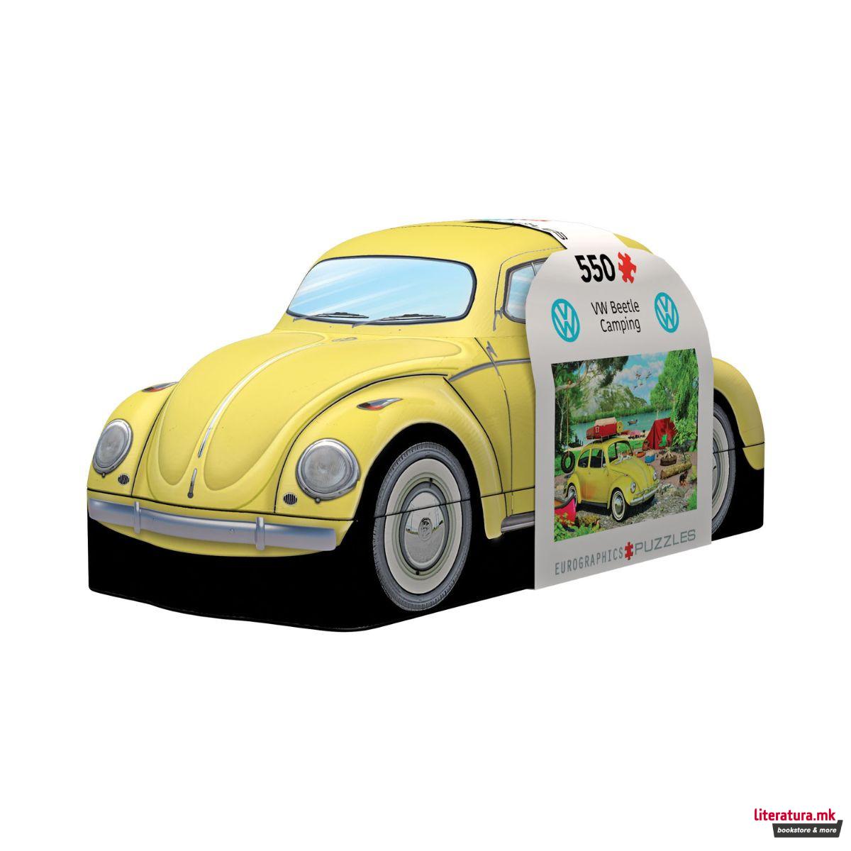 Сложувалка во декоративна кутија, VW Beetle Camping, 550 парчиња 