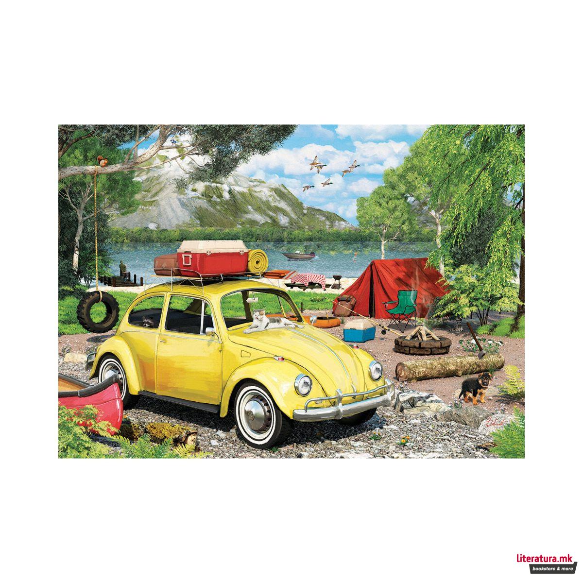 Сложувалка во декоративна кутија, VW Beetle Camping, 550 парчиња 