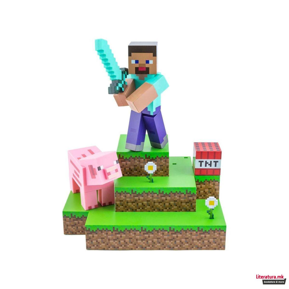 Столна ламба, Minecraft - Steve Diorama 