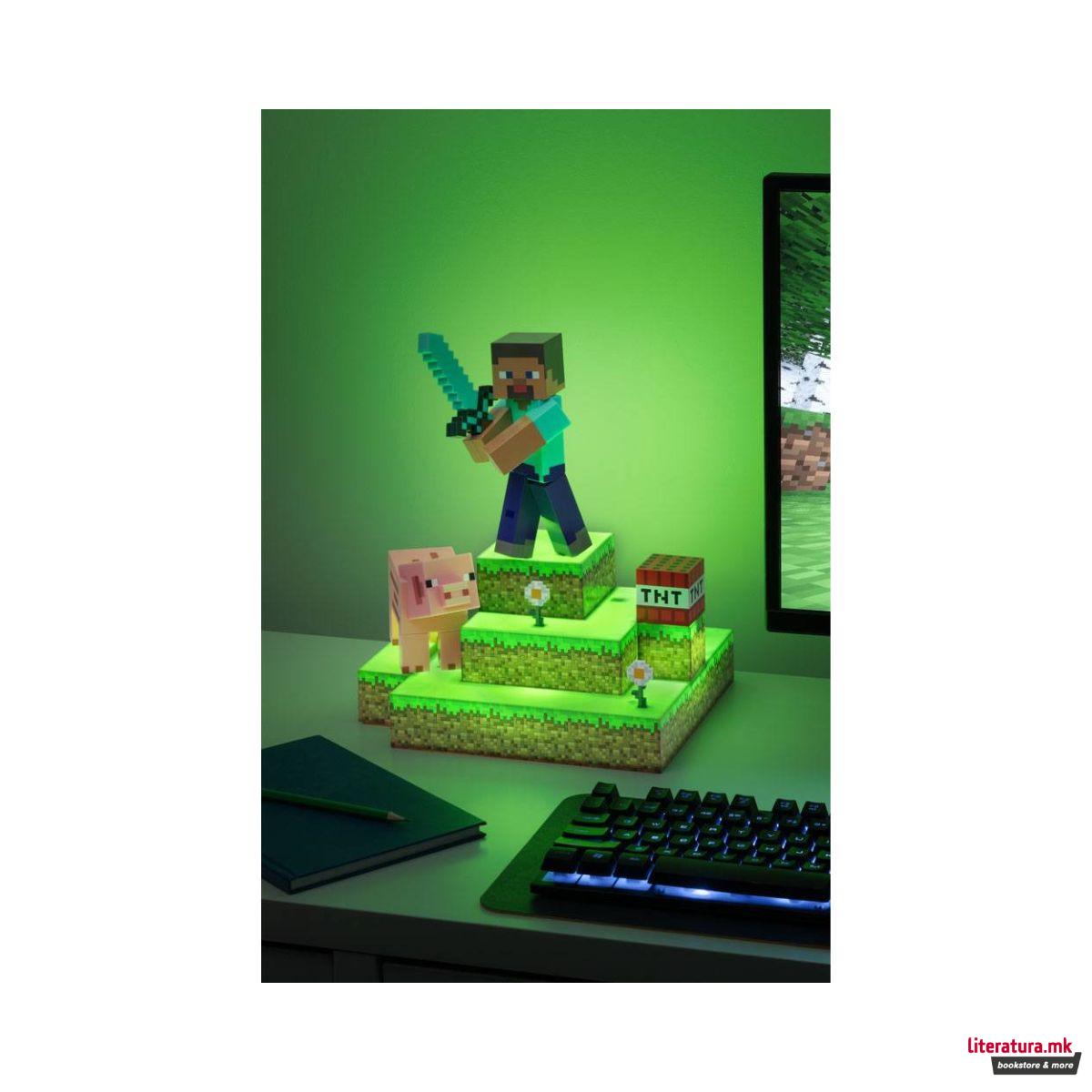 Столна ламба, Minecraft - Steve Diorama 