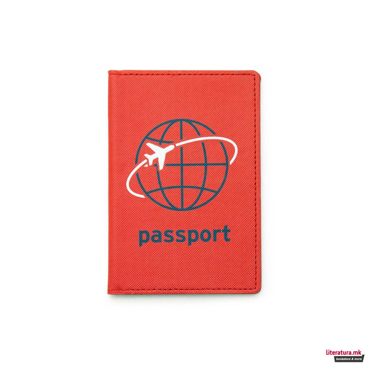 Футрола за пасош, Jet Set - црвен 