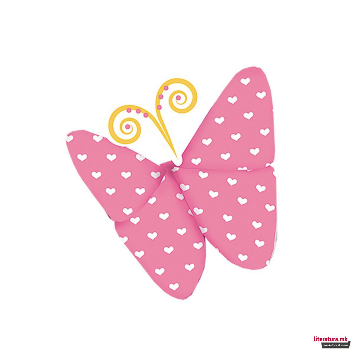 Детски оригами - Пеперутки, 15 x 15 cm 