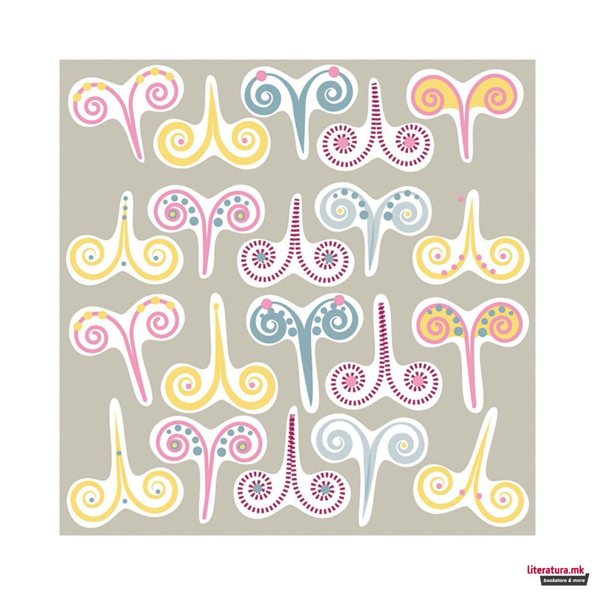 Детски оригами - Пеперутки, 15 x 15 cm 