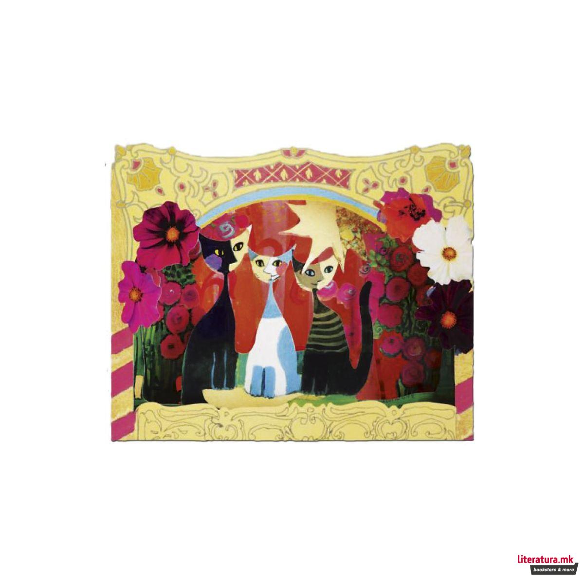 Картичка - 3D, Rosina Wachtmeister - Rose Garden