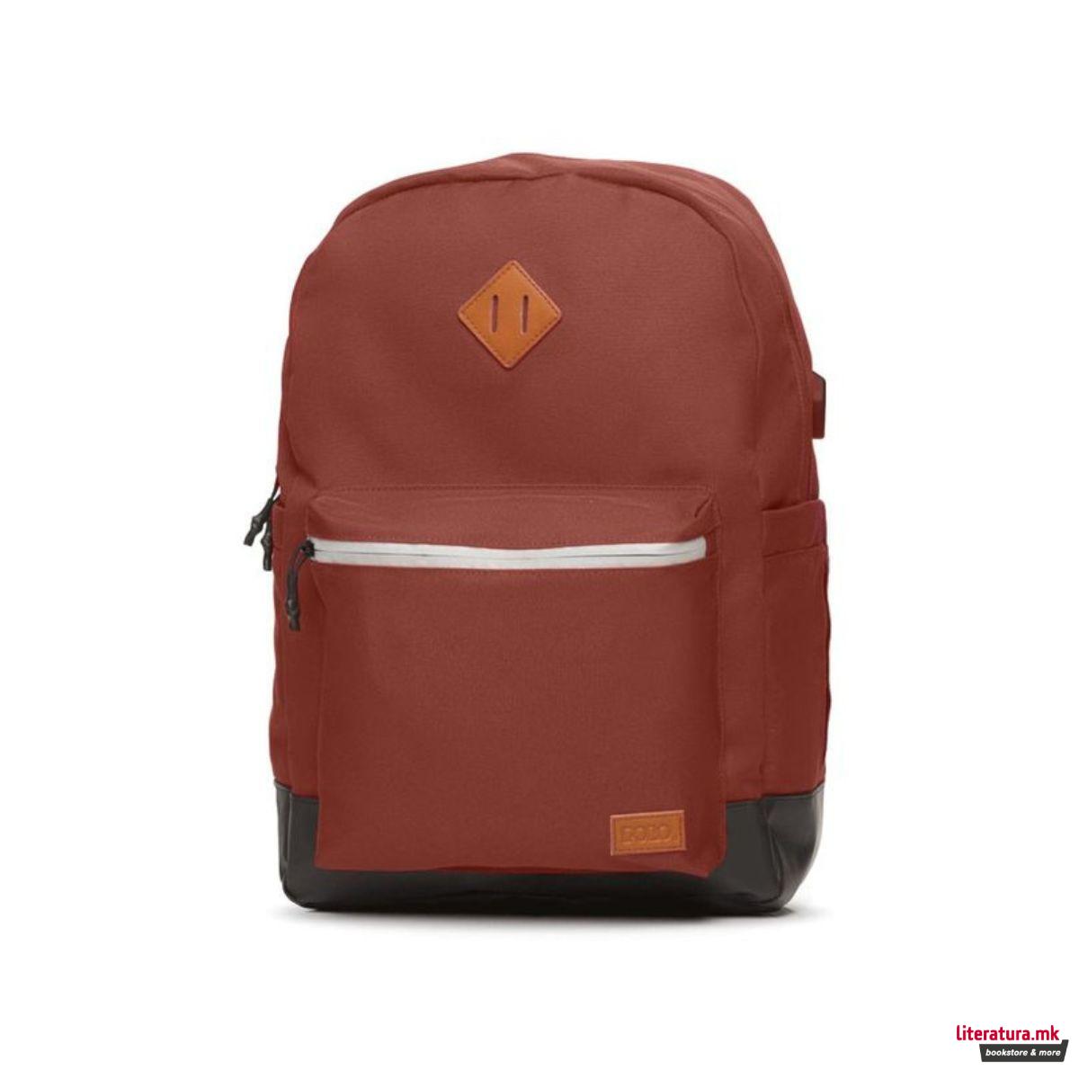 Ранец, Reflective Rpet, Dark Red