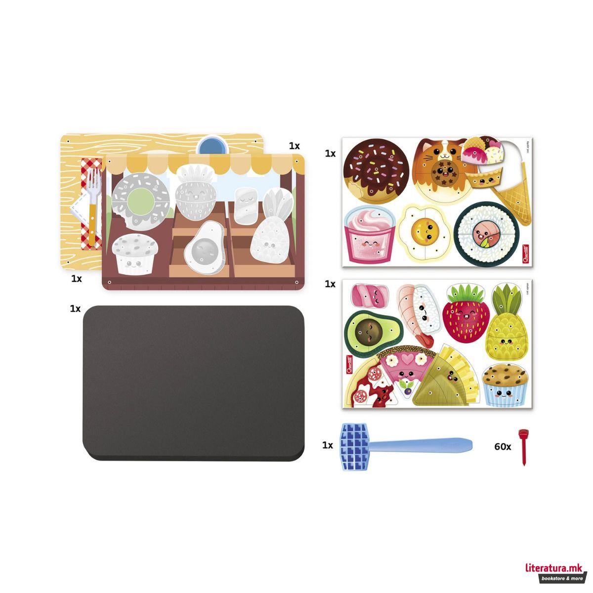 Креативен сет, Play Creativo - Tap Tap Food (Mix & Match) 