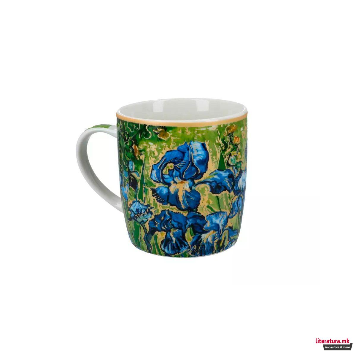 Шолја во метална кутија, Vincent Van Gogh - Irises 