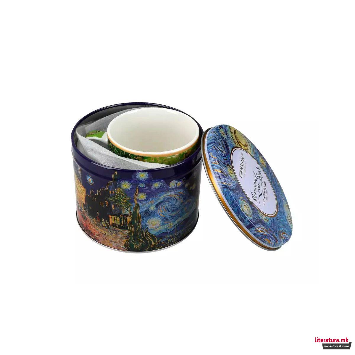 Шолја во метална кутија, Vincent Van Gogh - Irises 