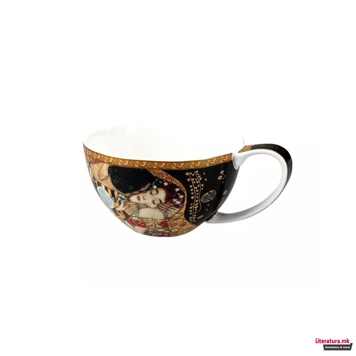 Шолја со тацна, Gustav Klimt - The Kiss 