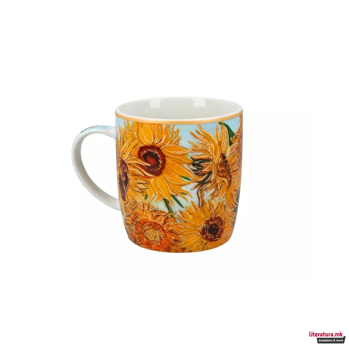 Шолја во метална кутија, Vincent Van Gogh - Sunflowers 