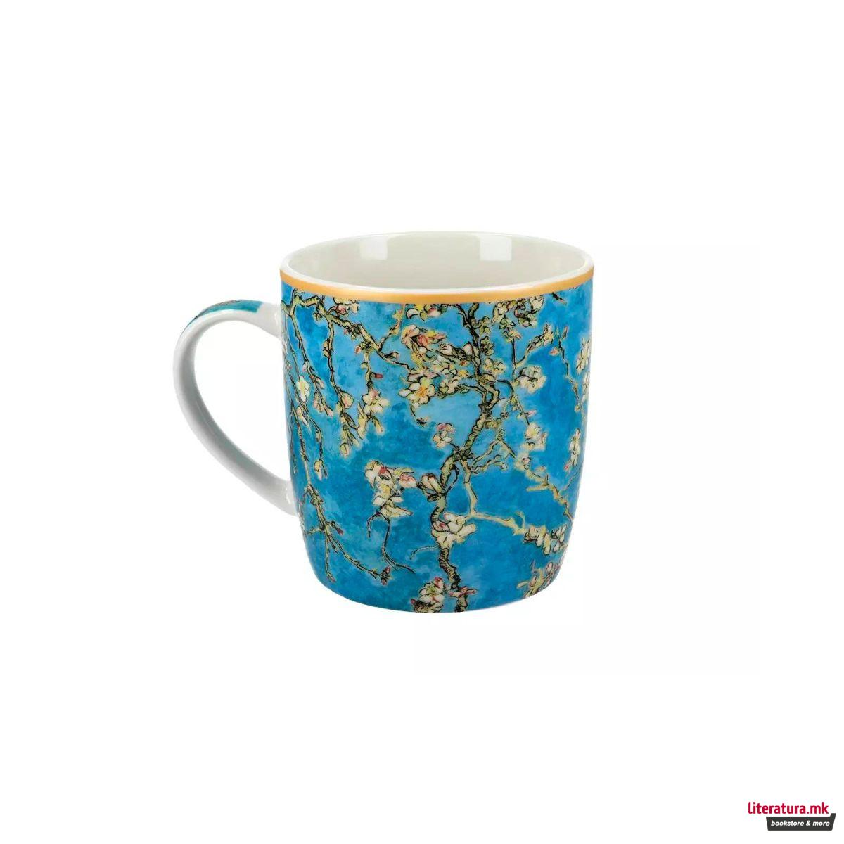 Шолја во метална кутија, Vincent Van Gogh - Almond Blossom 