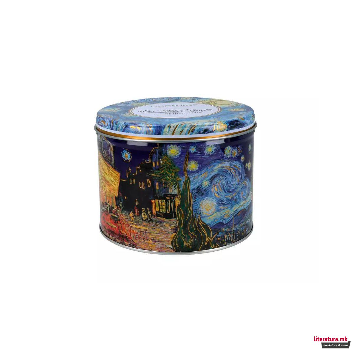 Шолја во метална кутија, Vincent Van Gogh - Café Terrace at Night 