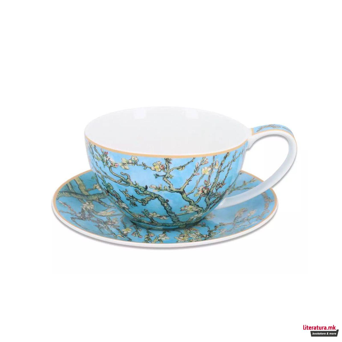 Шолја со тацна, Vincent Van Gogh - Almond Blossom 