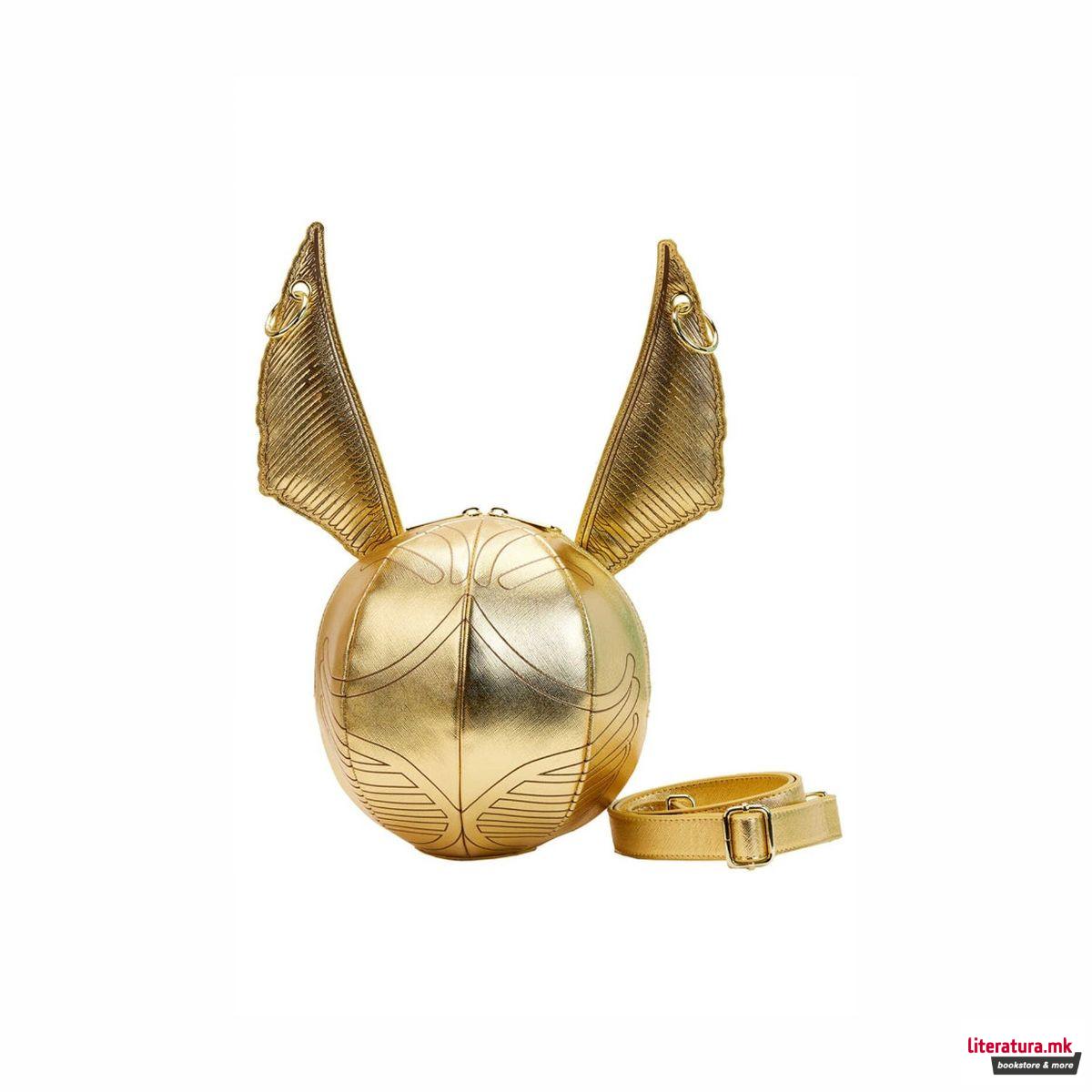 Торба за на рамо, Loungefly, Harry Potter - Golden Snitch 