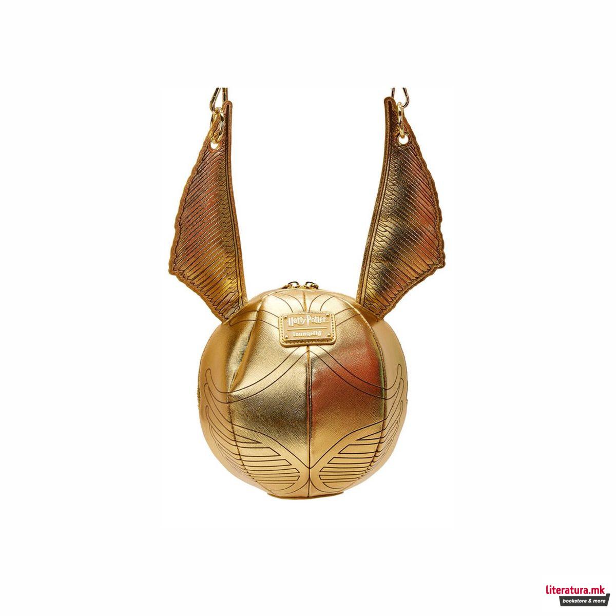 Торба за на рамо, Loungefly, Harry Potter - Golden Snitch 