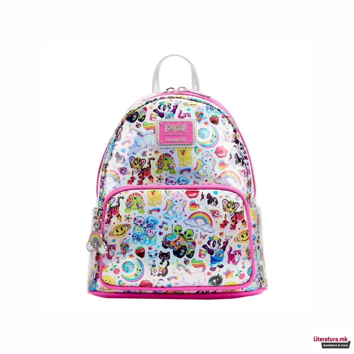 Ранец, Loungefly, Lisa Frank - Iridescent 