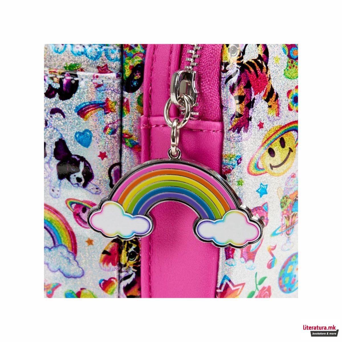Ранец, Loungefly, Lisa Frank - Iridescent 