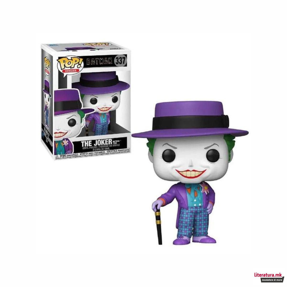 Фигура, Pop! Heroes, DC: Batman - The Joker (with hat) 
