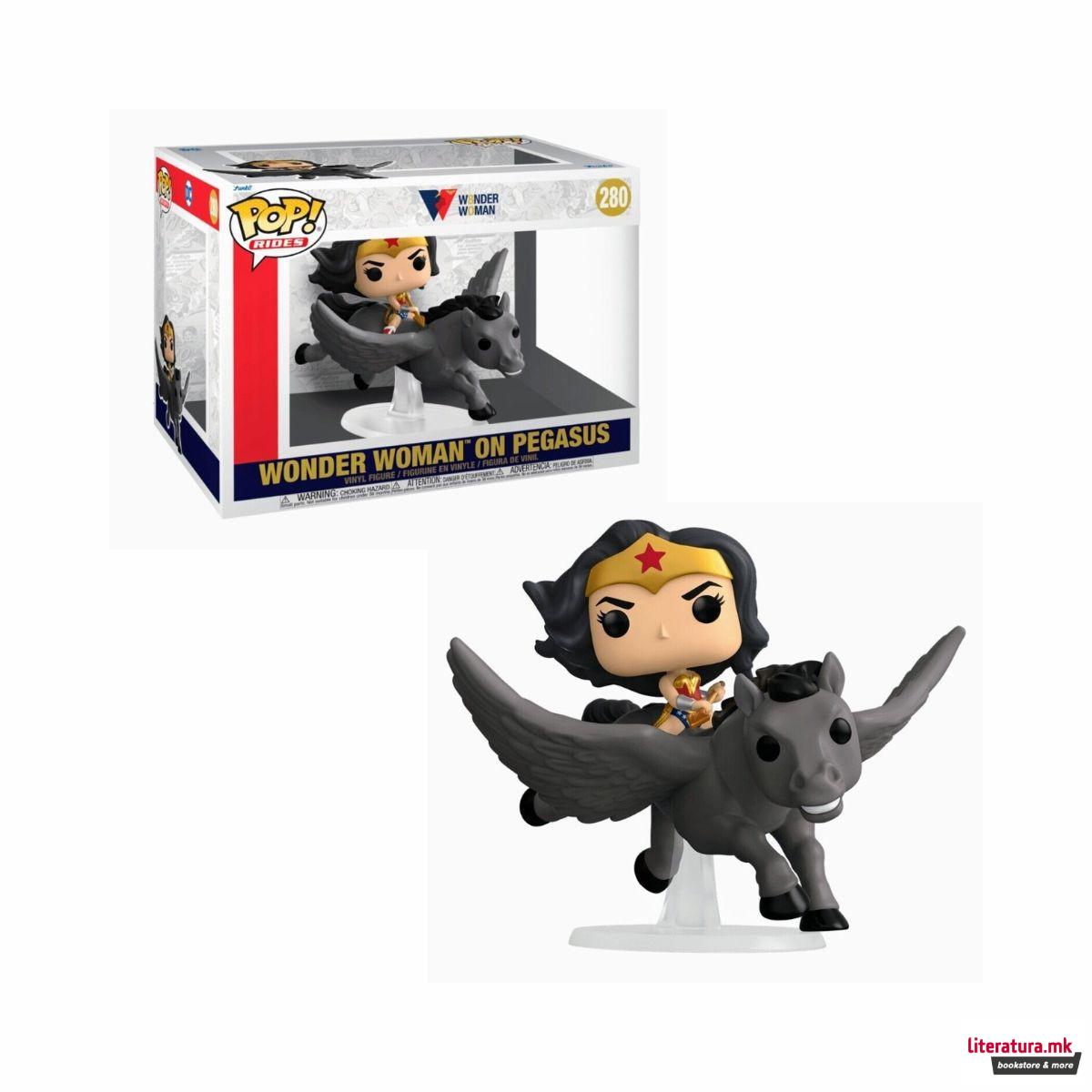 Фигура, Pop! Rides, DC: Wonder Woman on Pegasus (80th Ann.) 
