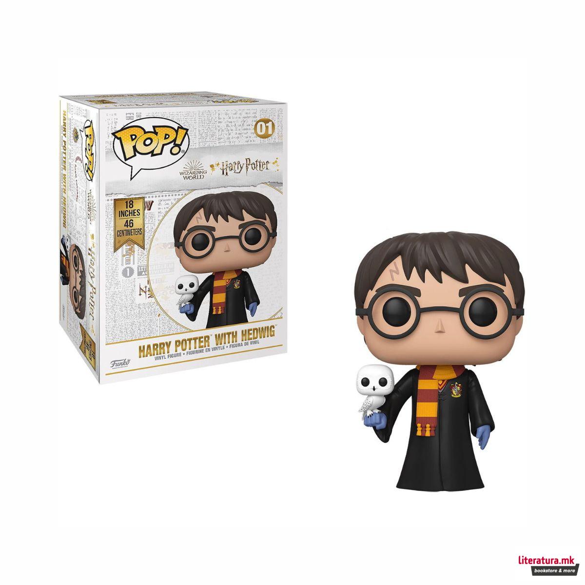 Фигура, Super Sized Pop!, Harry Potter - Harry with Hedwig 