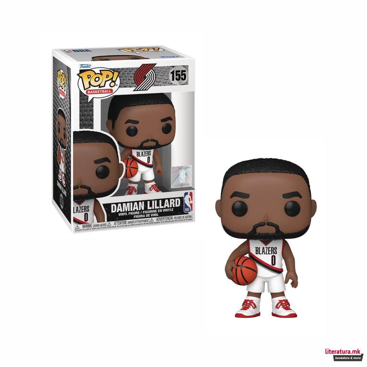 Фигура, Pop! Basketball, NBA: Trailblazers - Damian Lillard 