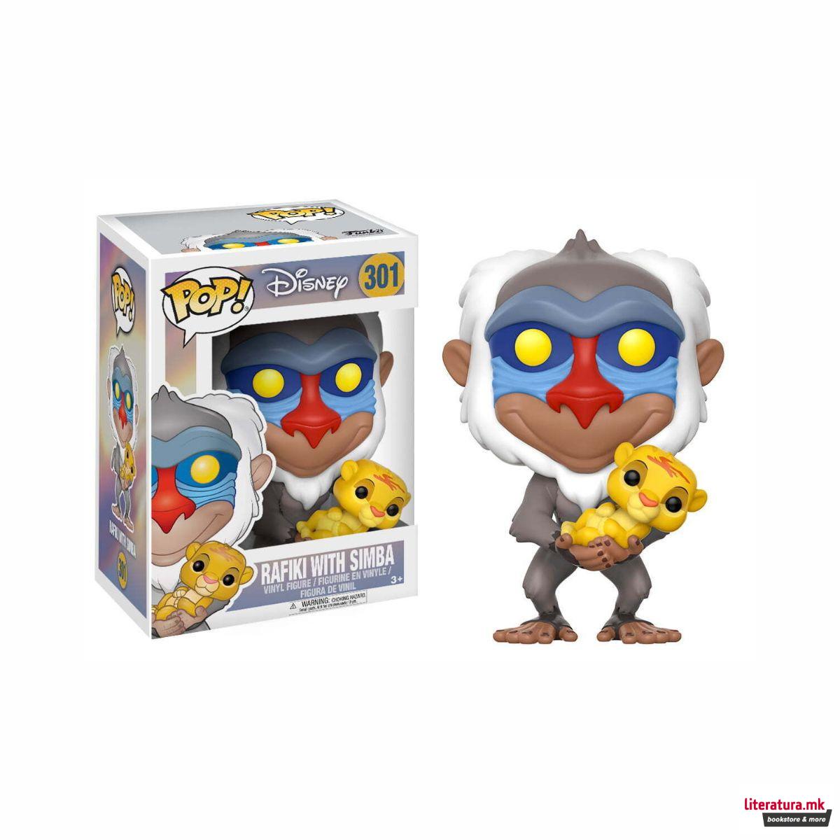 Фигура, Pop!, Disney: Lion King - Rafiki with Simba 