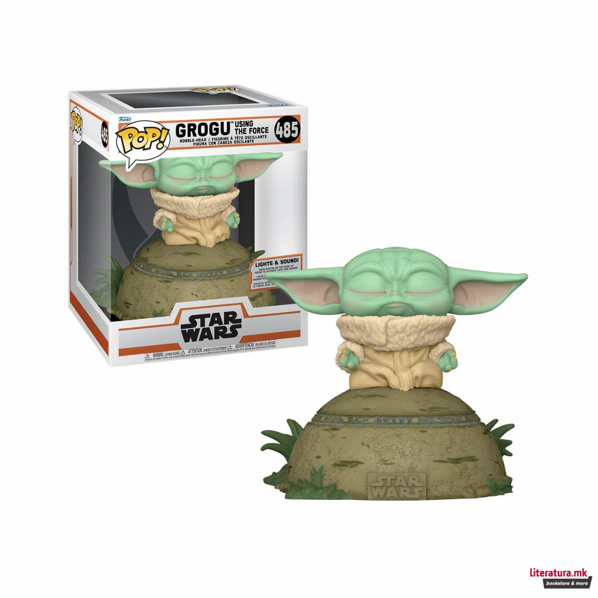 Фигура, Pop!, Star Wars: The Mandalorian - Grogu Using the Force 