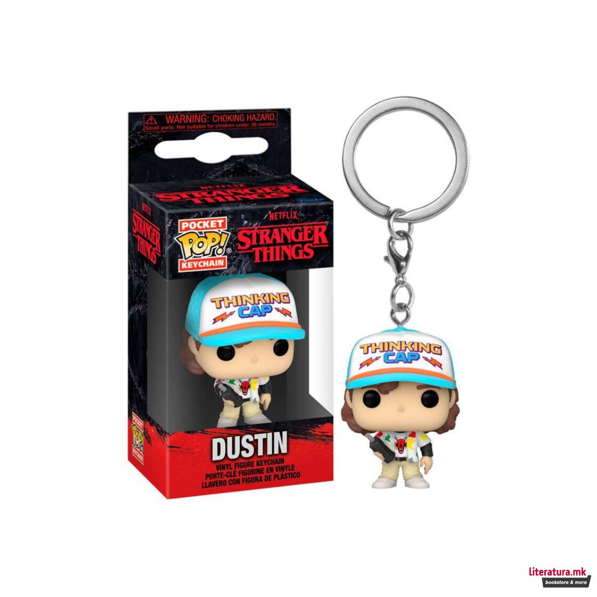 Приврзок за клучеви, Pop!, Stranger Things S4 - Dustin 