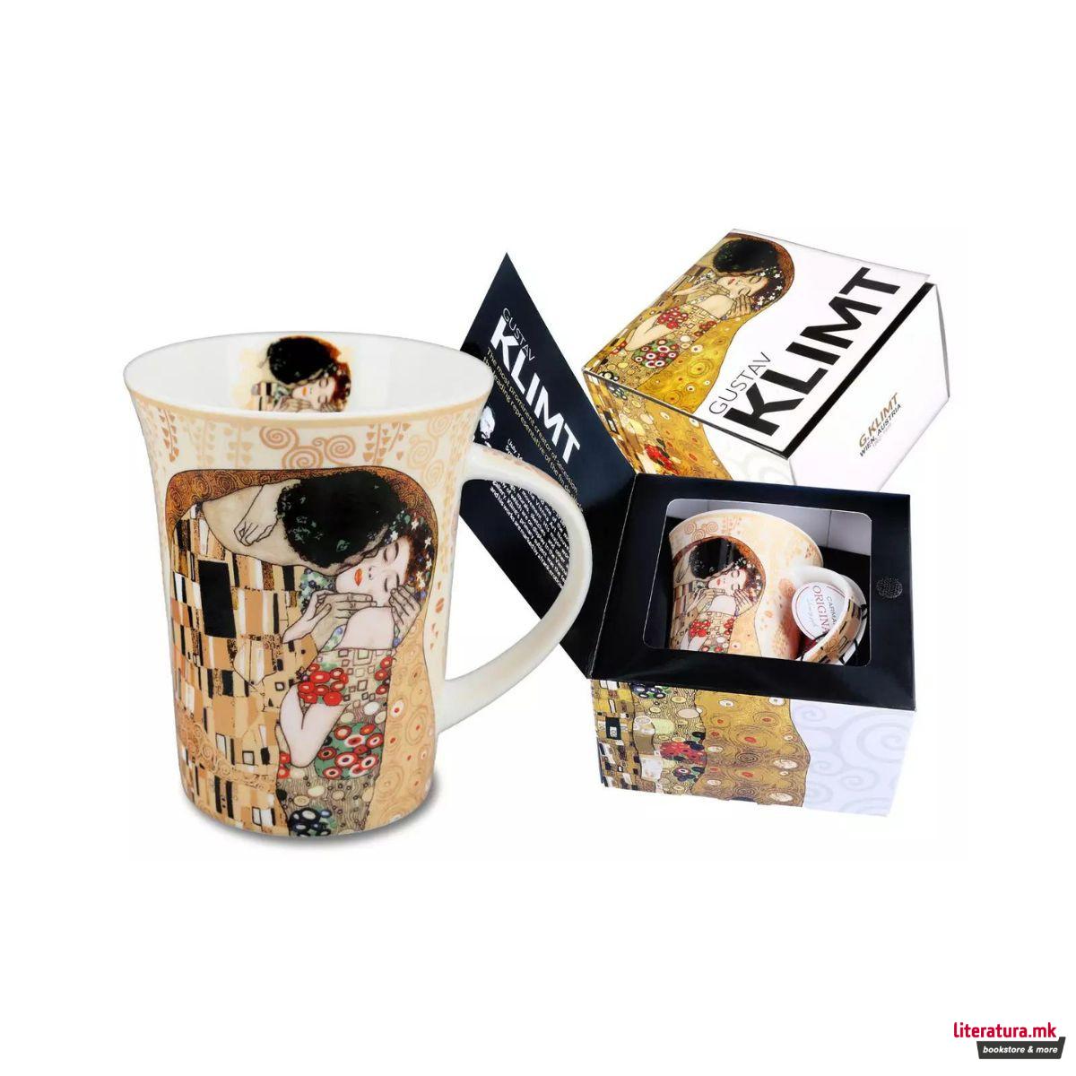 Шолја, Gustav Klimt - The Kiss (кремаста) 