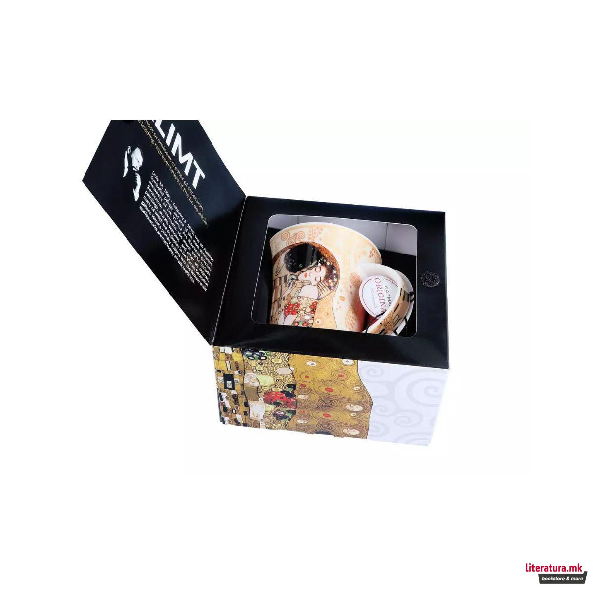 Шолја, Gustav Klimt - The Kiss (кремаста) 