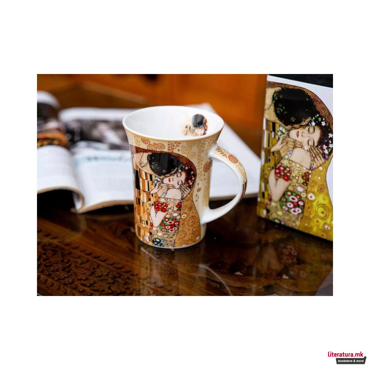 Шолја, Gustav Klimt - The Kiss (кремаста) 