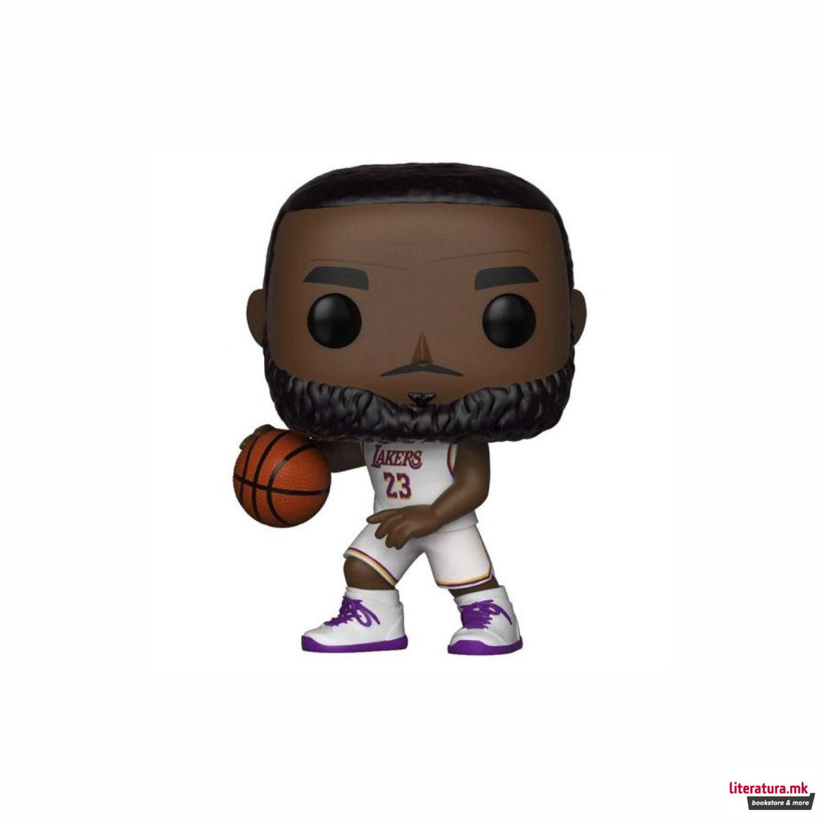 Фигура, Pop! Basketball, NBA: Lakers - Lebron James (White Uniform) 