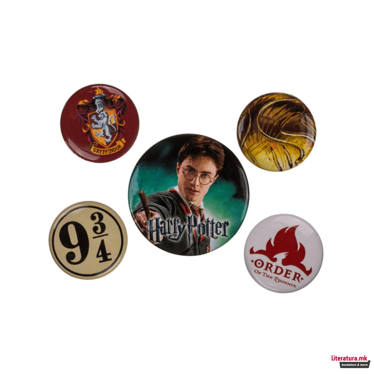 Сет од 5 беџови - Harry Potter 