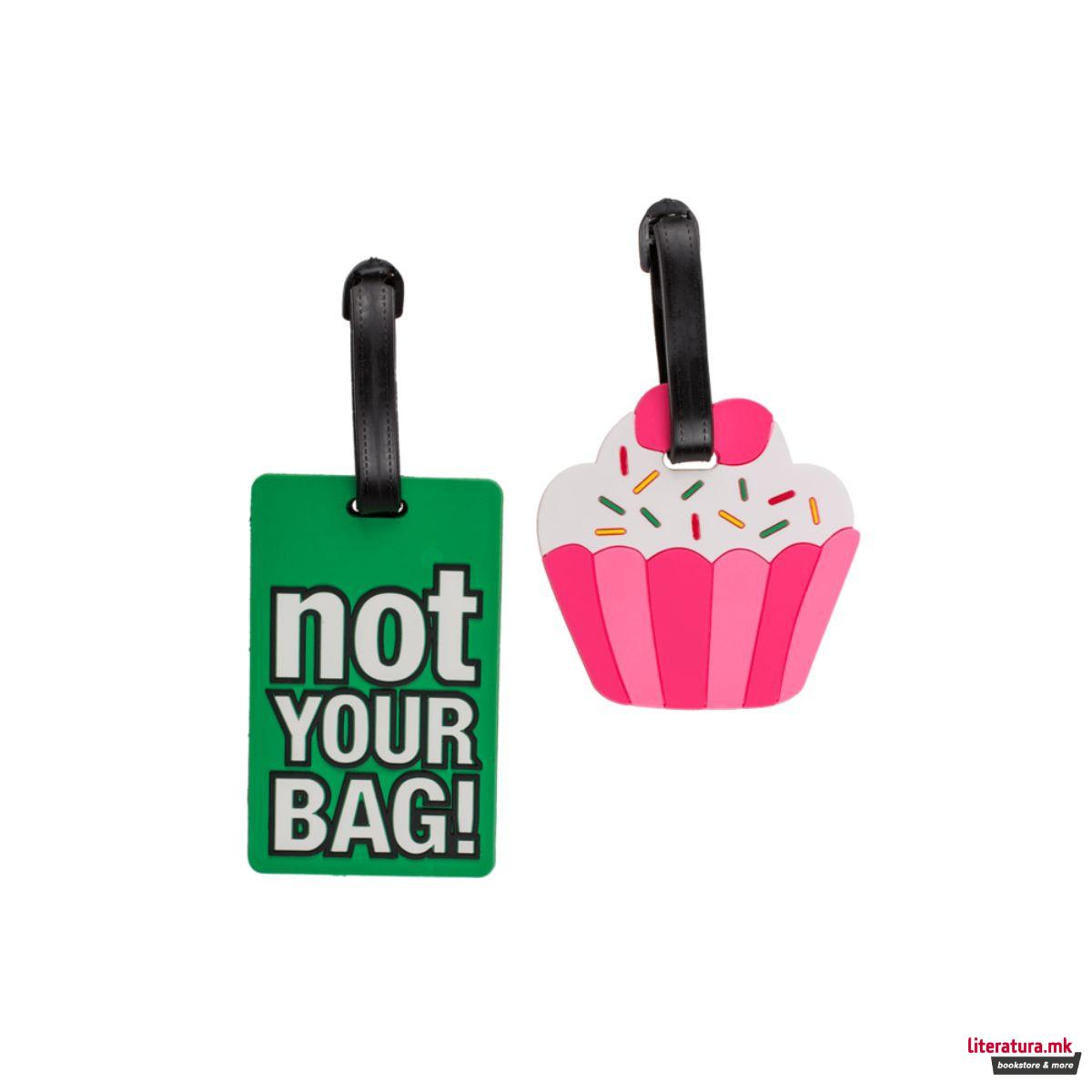 Пластичен таг за багаж, Fancy Collection, 12 дизајни 