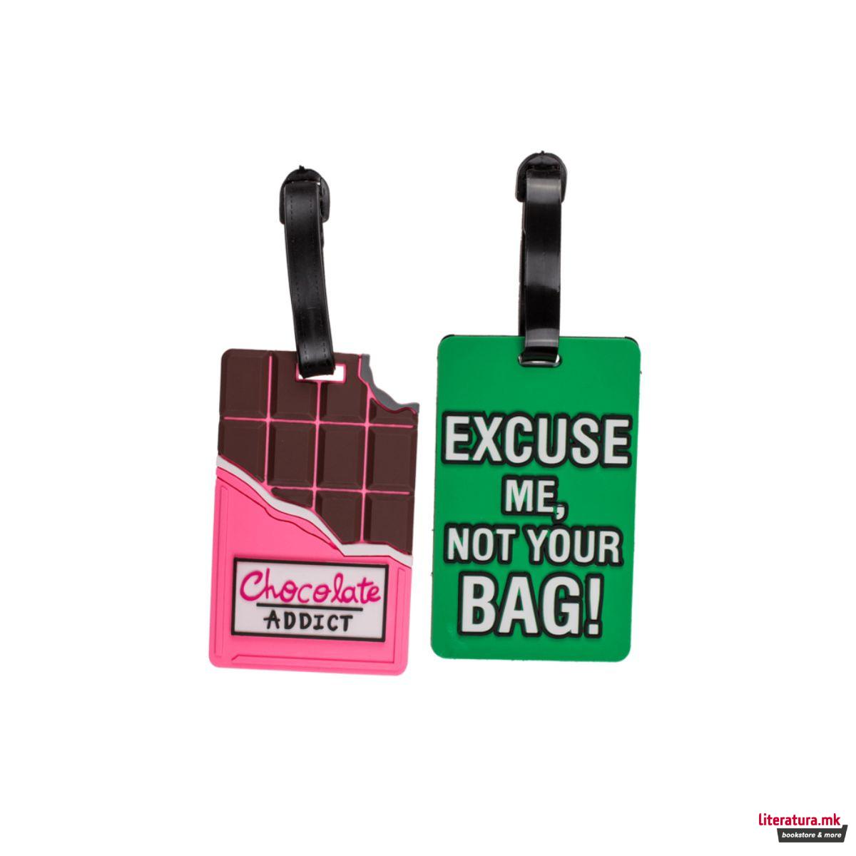 Пластичен таг за багаж, Fancy Collection, 12 дизајни 