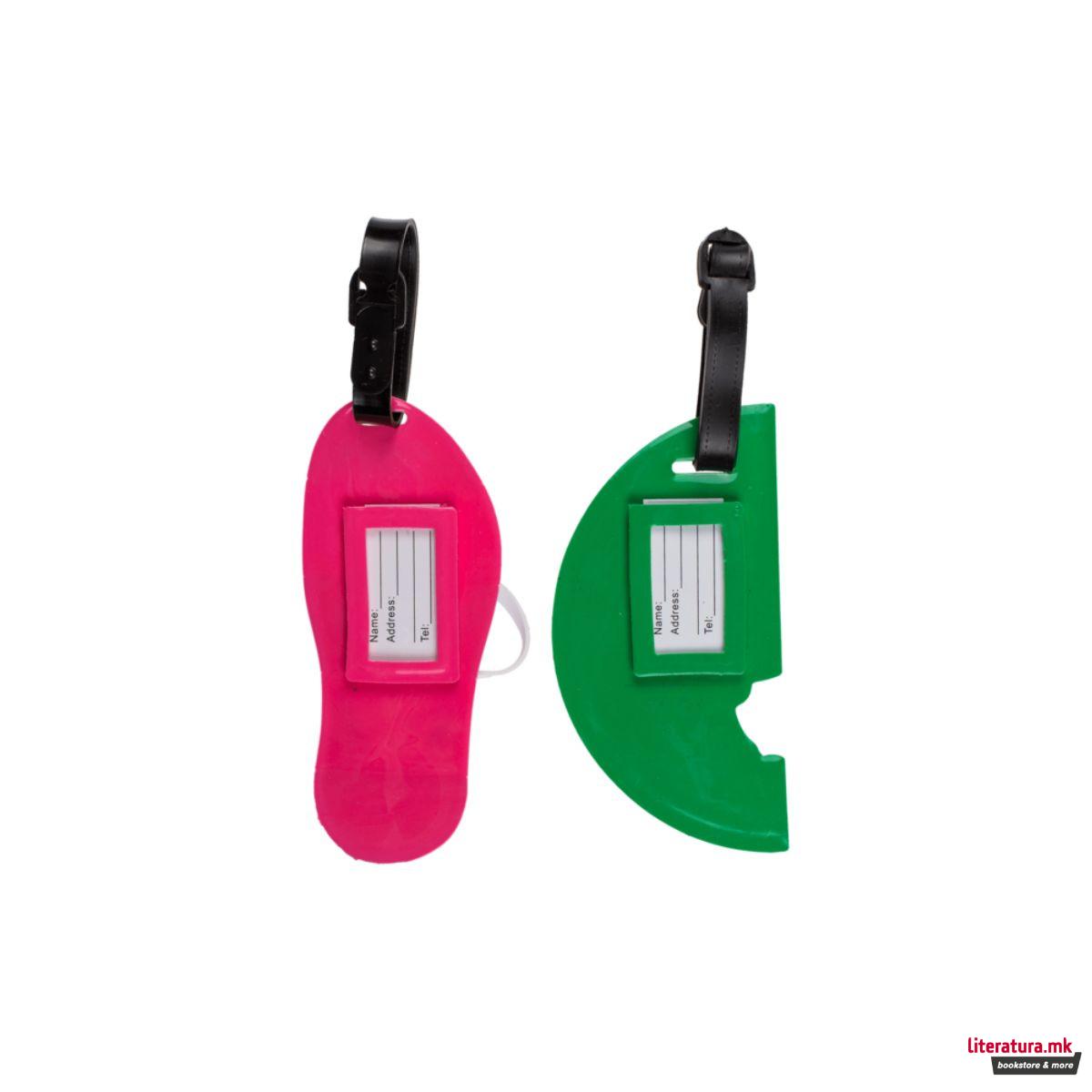 Пластичен таг за багаж, Fancy Collection, 12 дизајни 