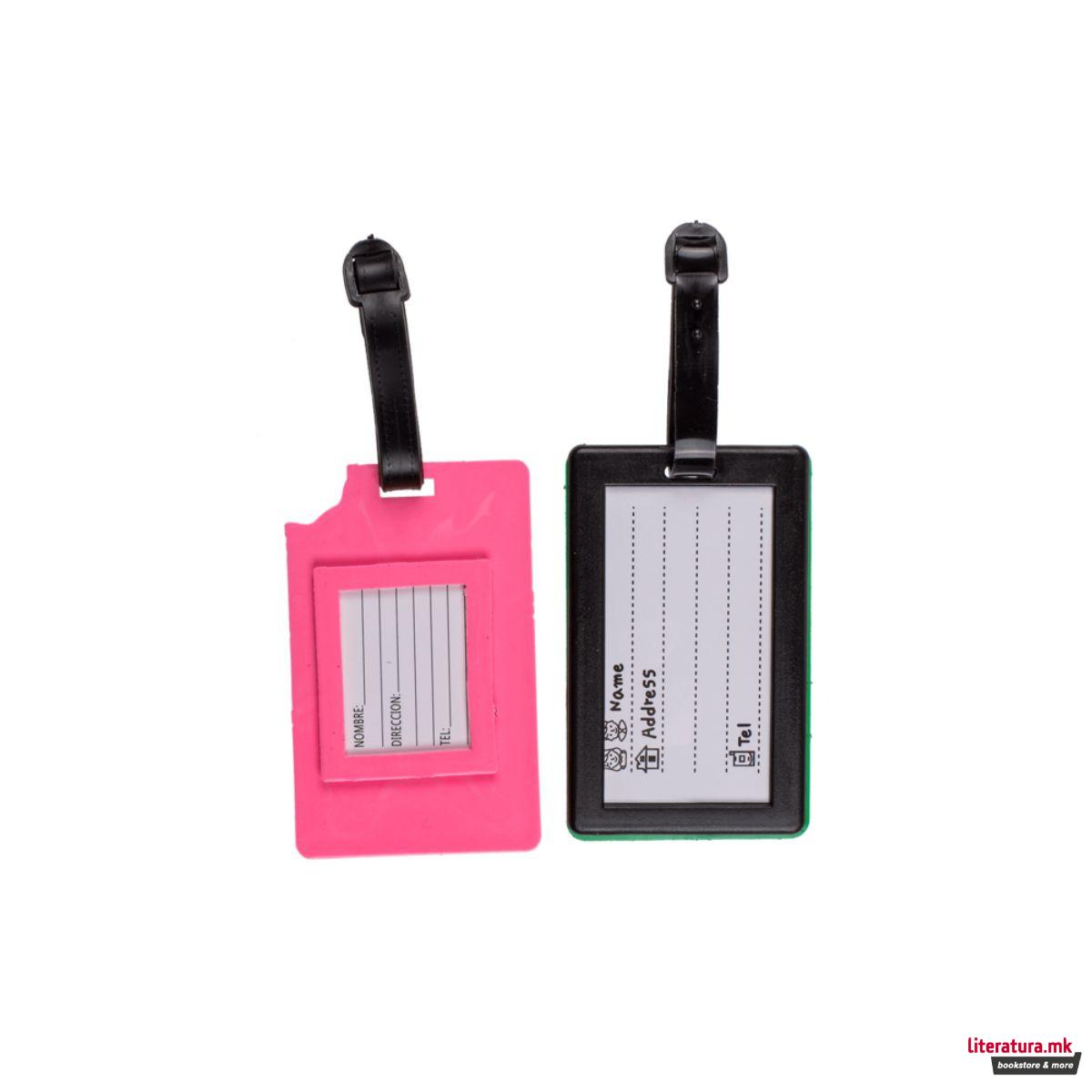 Пластичен таг за багаж, Fancy Collection, 12 дизајни 