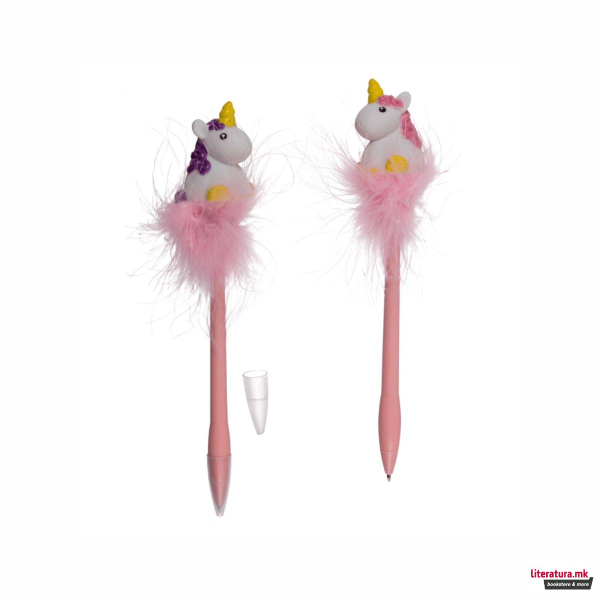 Пенкало со LED фигура, Unicorn 