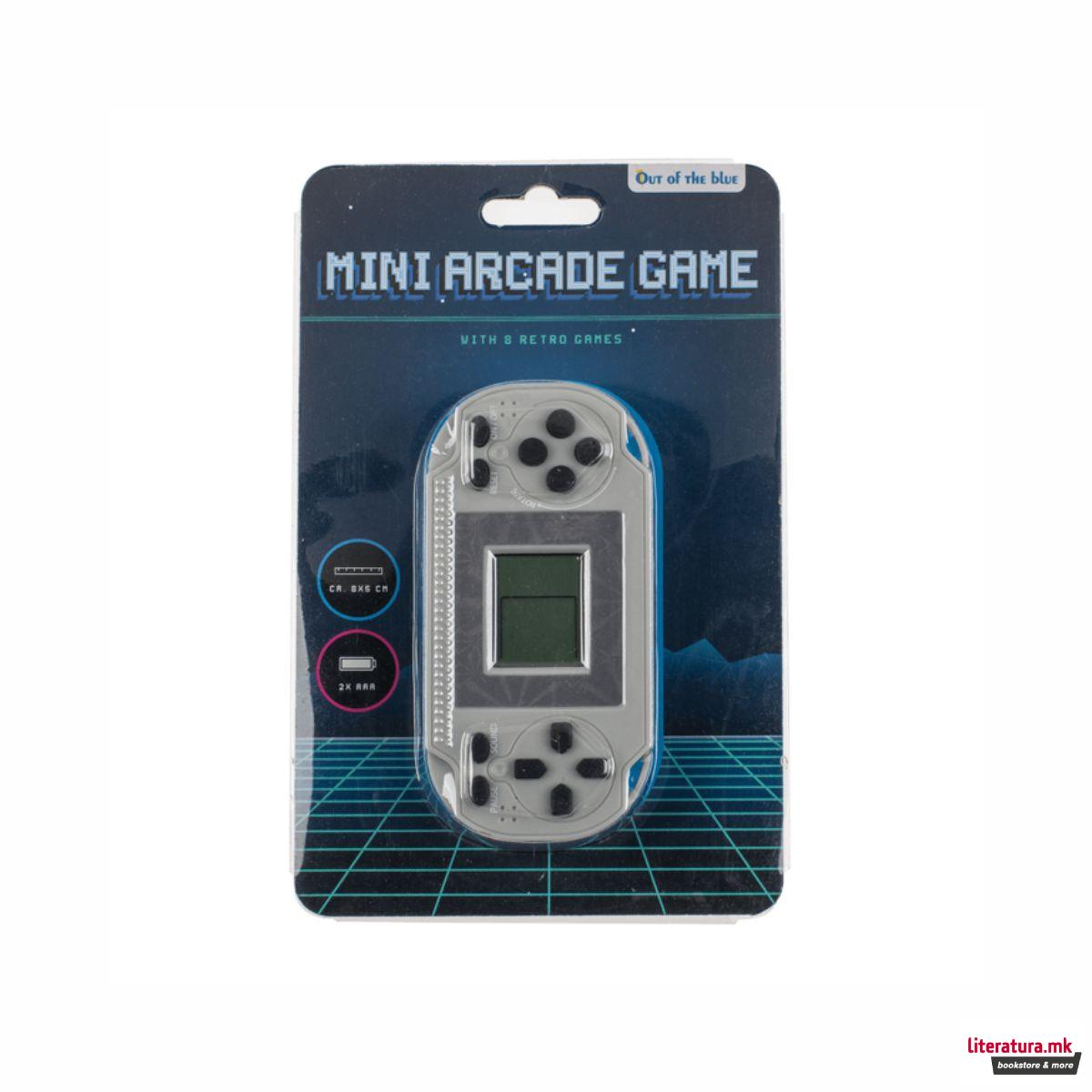 Мини ретро аркадна игра со 8 игри 