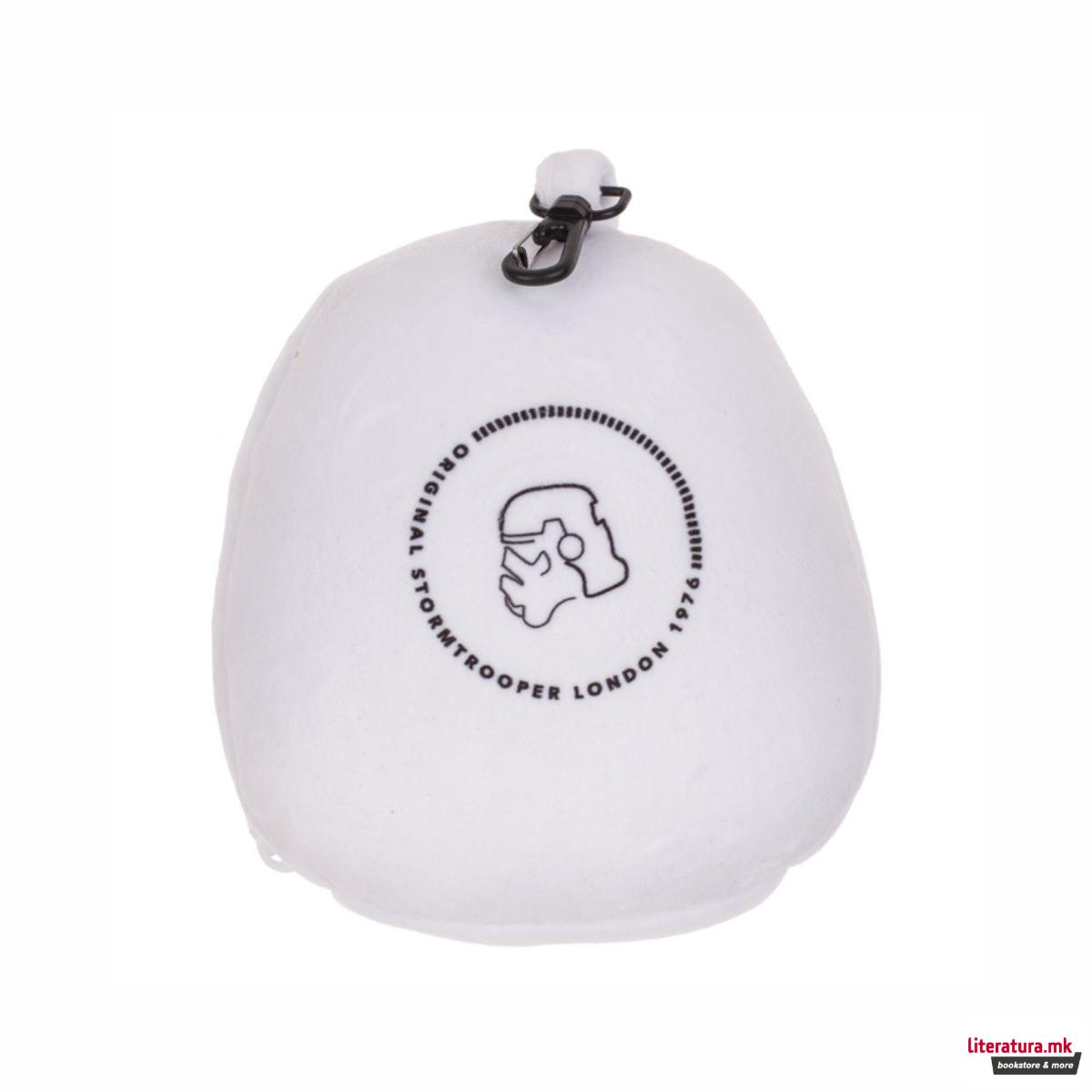 Детска плишана перница за патување со маска за очи - Stormtrooper 