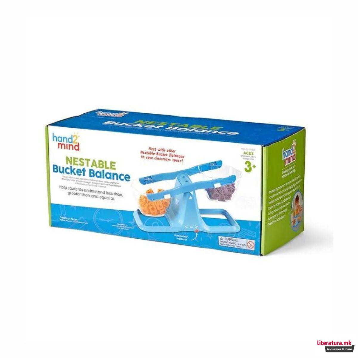 Едукативна играчка - Вага, Nestable Bucket Balance 