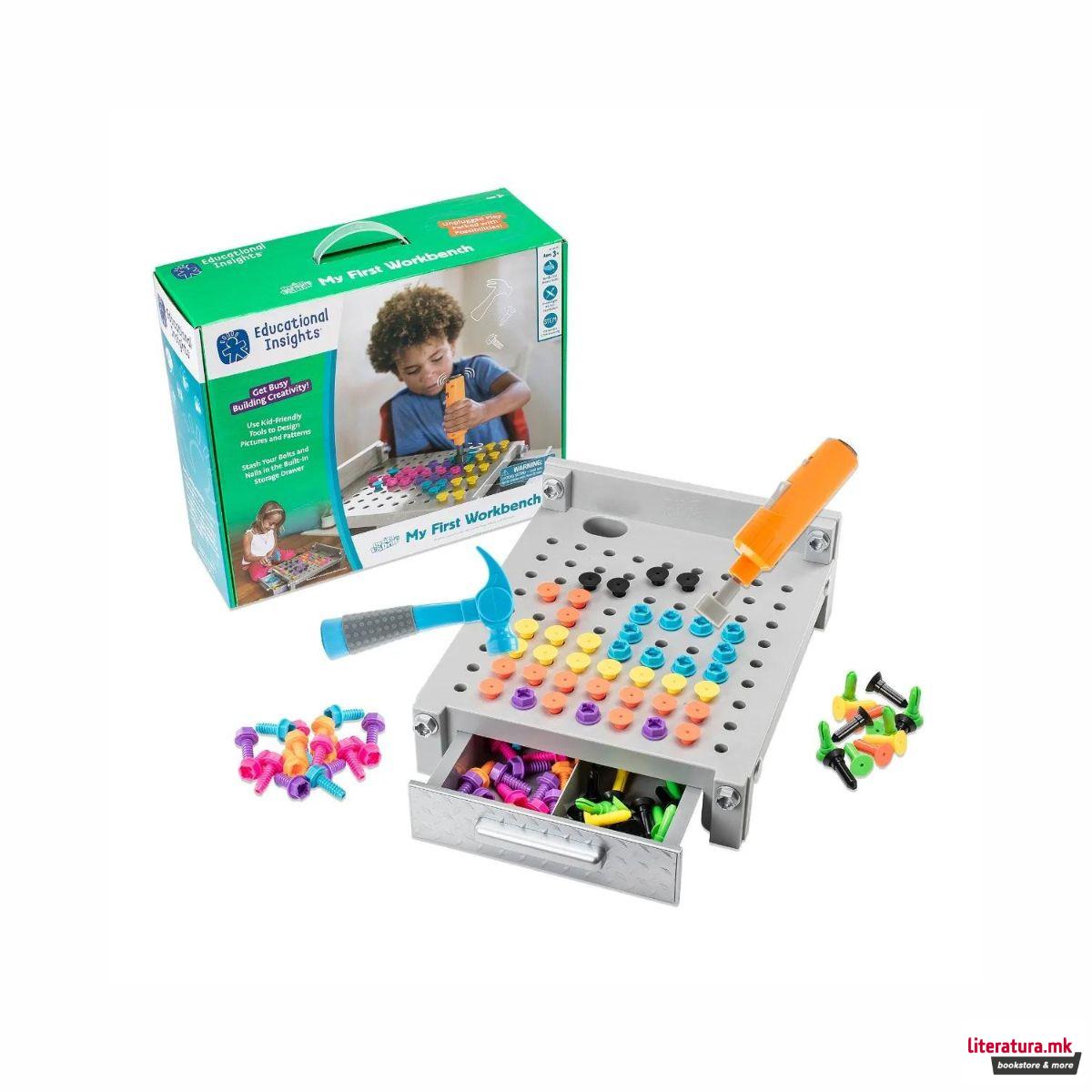 СТЕМ-сет - Работна маса, Design & Drill® My First Workbench 