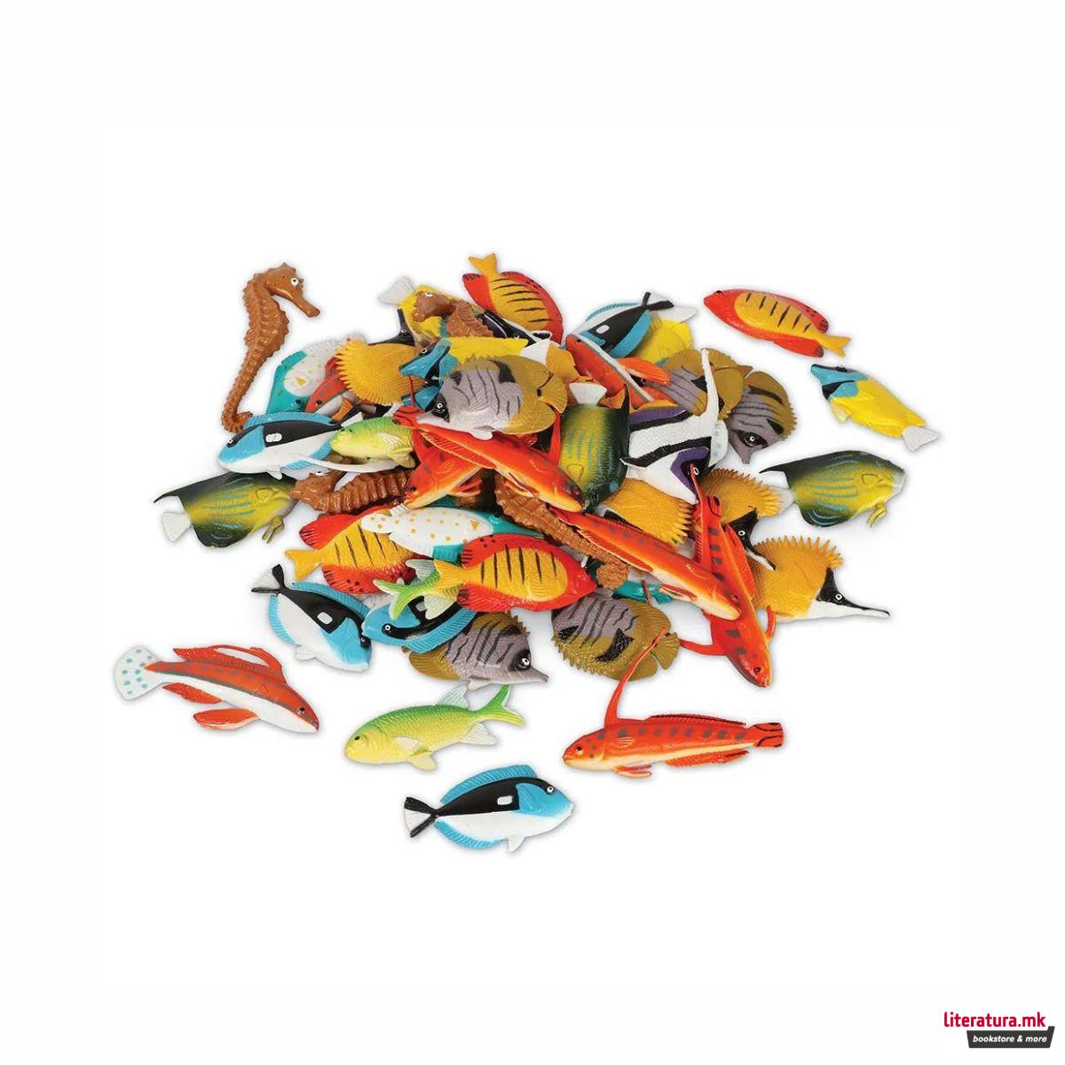 Сет фигури во тегличка - Риби, Fun Fish Counters, 1/60 